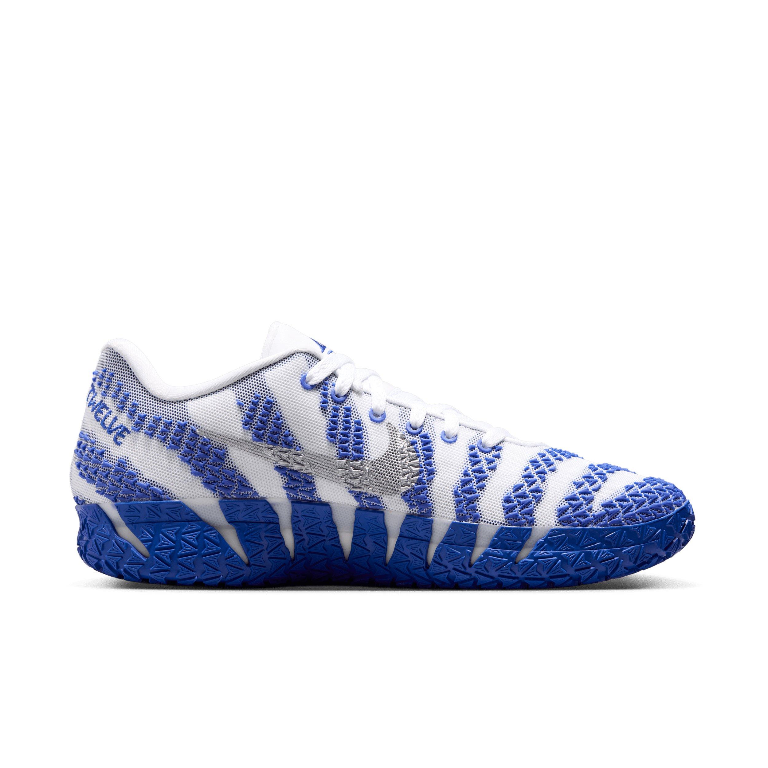 Nike Ja 3 "White/Game Royal/Metallic Silver" Men's Basketball Shoe - WHITE/ROYAL/SILVER